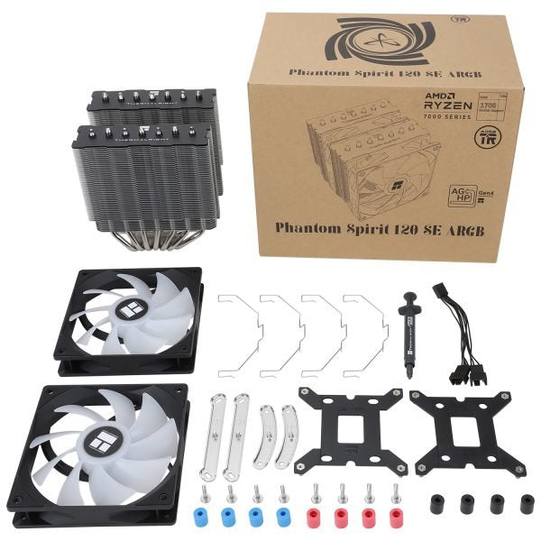Thermalright Phantom Spirit 120 Se Argb Ventilador Cpu 120mm Negro