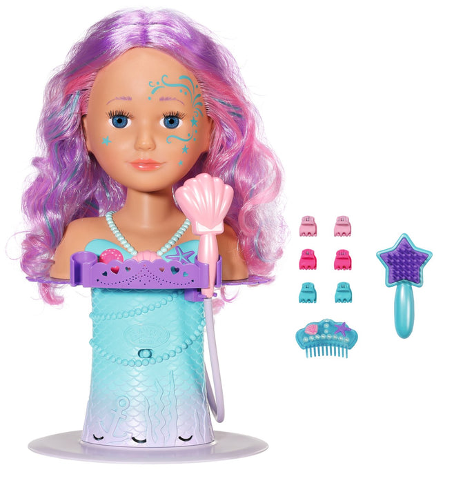 EAN 4001167830550 - BABY born Sister Styling Mermaid Head Muñeca de baño Multicolor imagen 26