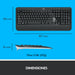 EAN 5099206077423 - Logitech 920-008680 teclado Ratón incluido Universal RF inalámbrico QWERTY Español Negro imagen 12