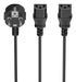 EAN 8435739901472 - AISENS A132-0864 cable de transmisión 3 m CEE7/7 Acoplador C13 2 x imagen 1