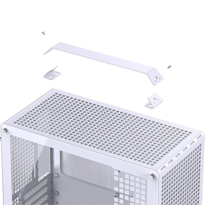 Jonsplus Z20 Mesh Pc-Gehäuse, Mini Tower, Micro-Atx, Mit Tragegriff - Weiss