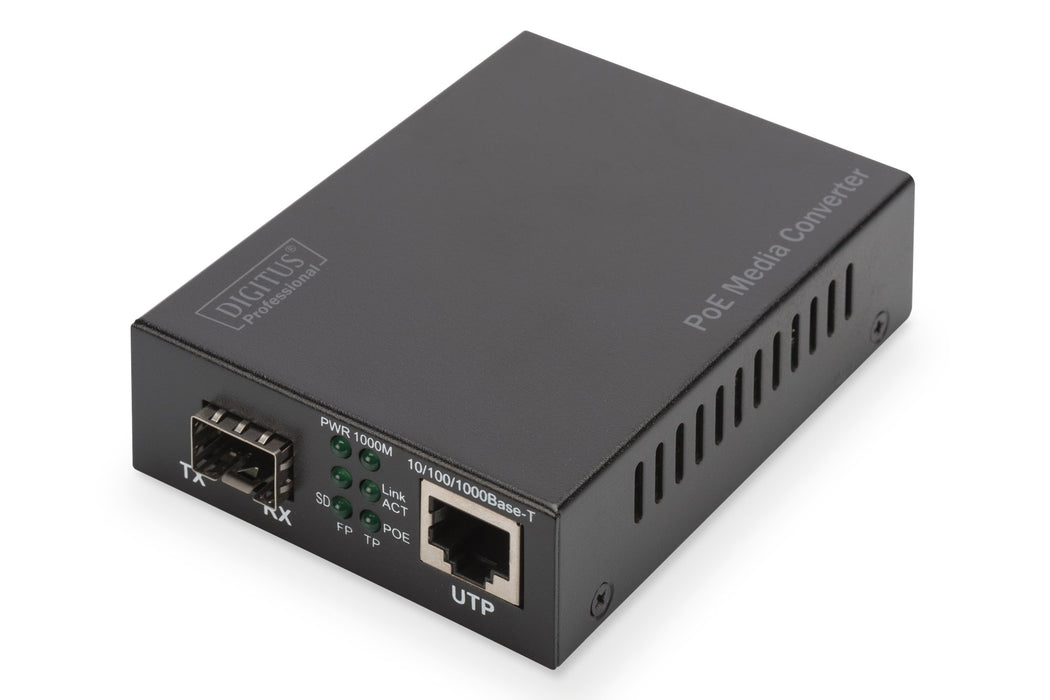 EAN 4016032390015 - Digitus DN-82140 convertidor de medio 1000 Mbit/s Negro imagen 1