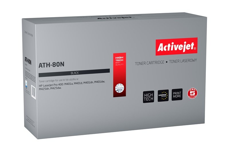 EAN 5901443014447 - Activejet ATH-80N cartucho de tóner 1 pieza(s) Compatible imagen 1