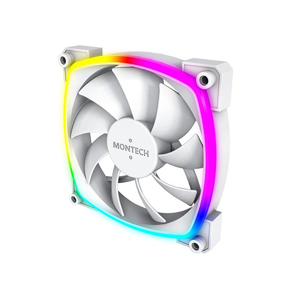 EAN 4710562747546 - Montech AX120 PWM Carcasa del ordenador, Procesador Módulo de ventilador 12 cm Blanco 1 pieza(s) imagen 3