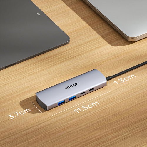 Unitek 4w1 Usb-C 10 Gbps  2x Usb-A  2x Usb-C