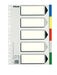 EAN 8411772006138 - Esselte 11609 lengüeta de índice Separador en blanco con pestaña Cartón, Polipropileno (PP) Multicolor imagen 1
