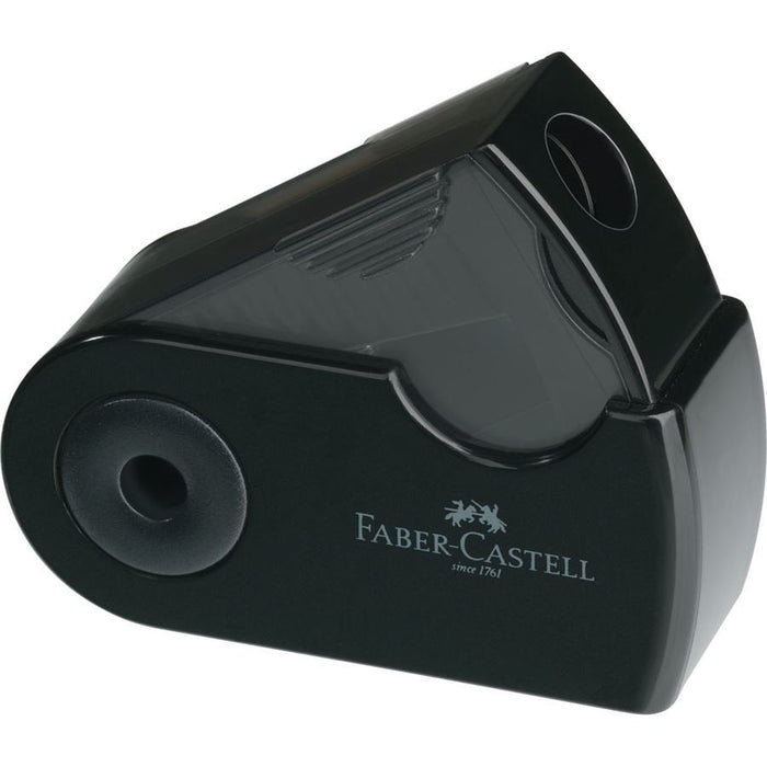 Faber Castell Afilalápices Sleeve Mini Con Funda Y Depósito Negro