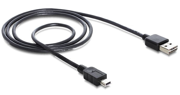 Cable Delock Usb A A Mini Usb Negro, Usb 2.0, 83362