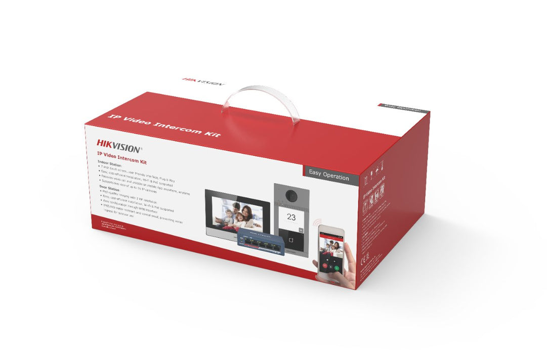 EAN 6931847110109 - Hikvision DS-KIS604-S(C) sistema de intercomunicación de video 2 MP 17,8 cm (7") Negro, Gris, Plata imagen 2