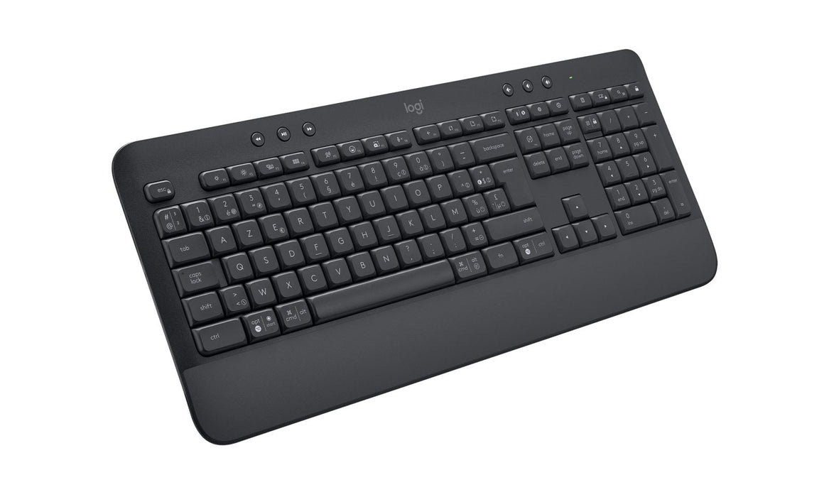 Logitech Signature K650 Teclado Inalámbrico Bluetooth 5.1 Azerty Alemán Grafito