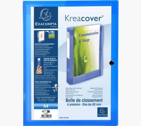EAN 3130630599821 - Exacompta 59982E caja archivador Azul Polipropileno (PP) imagen 1