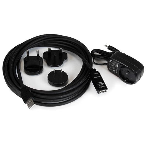 EAN 0065030856249 - StarTech.com USB2AAEXT5M cable USB USB 2.0 5 m USB A Negro imagen 4