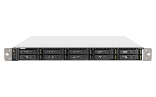 EAN 4711103082126 - QNAP TS-h1090FU NAS Bastidor (1U) EPYC 7232P 64 GB DDR4 0 TB QuTS hero Negro, Gris imagen 1