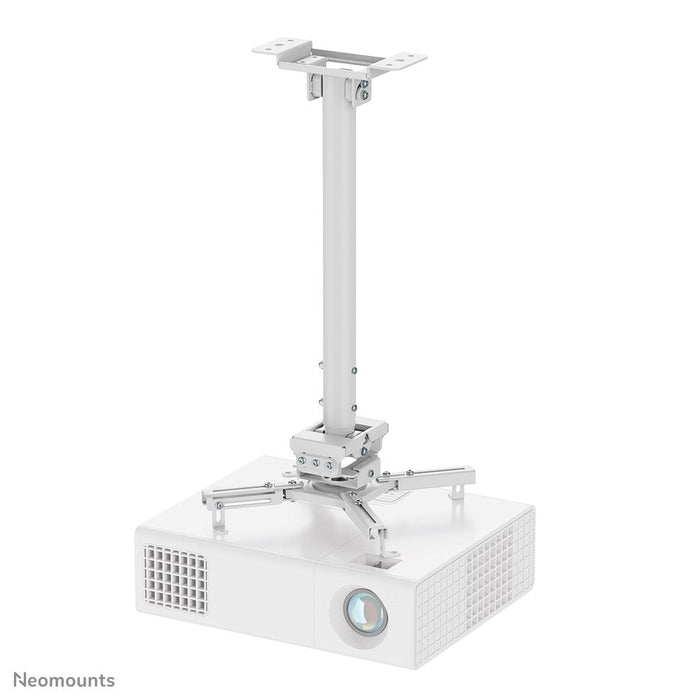 Neomounts Deckenhalter Projektor 35kg Voll Bew. Höv Blanco 60.5-90.5cm