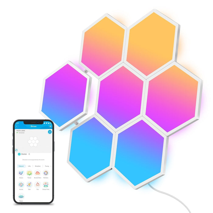 Govee Glide Hexa Light Panels Smart Panel White Wi-Fi