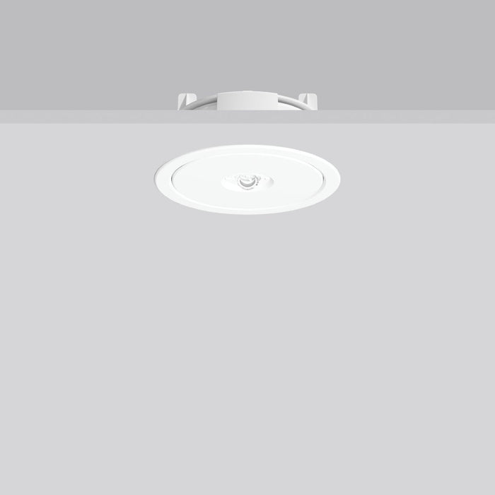 Rzb 672526.002 Notleuchte Einbaudownlight Led 3w D120 H45 B3h M.Linsen
