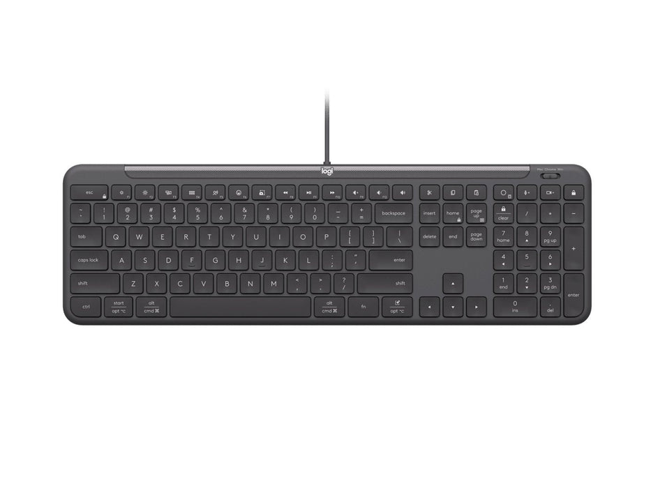 Logitech Signature Slim Wired K620 For Business Teclado Full Size Usb-C Qwerty Portugués