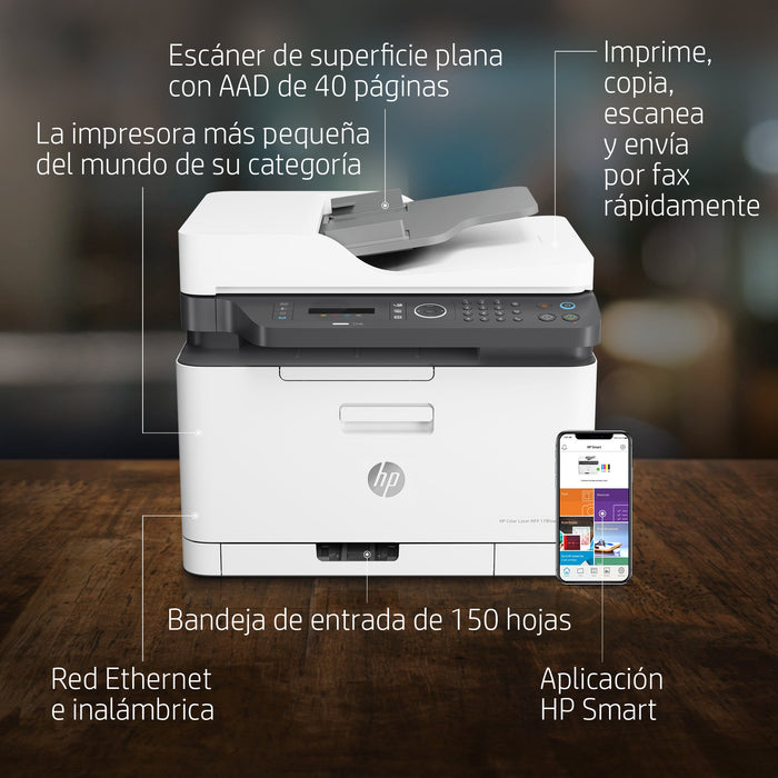 EAN 0193015507326 - HP Color Laser MFP 179fnw 600 x 600 DPI A4 Wifi imagen 7