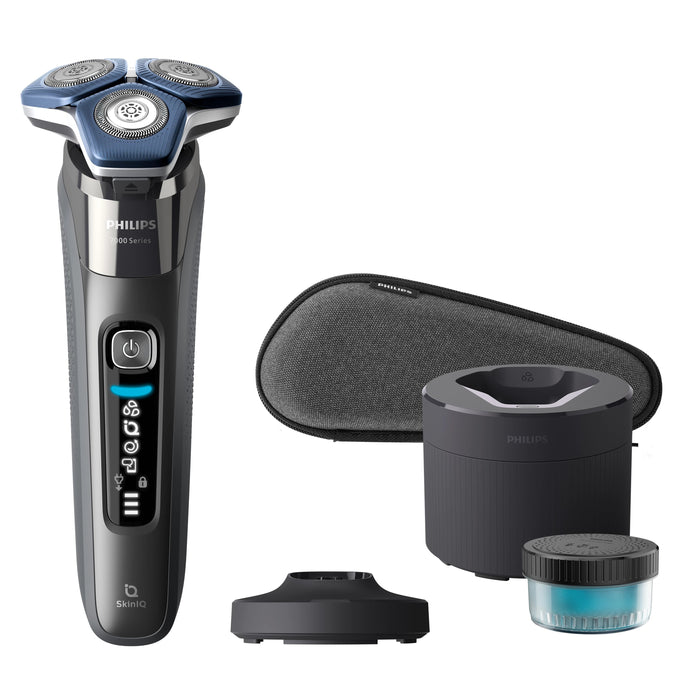 EAN 8720689008204 - Philips SHAVER Series 7000 S7887/55 afeitadora Máquina de afeitar de rotación Recortadora Cromo imagen 2