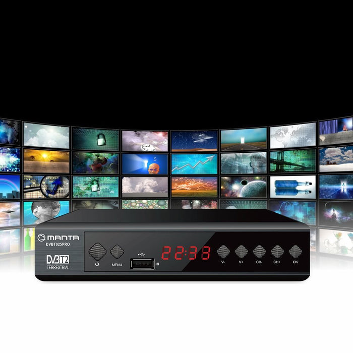 EAN 5902510687526 - Manta DVBT025PRO descodificador para televisor Cable Full HD Negro imagen 5