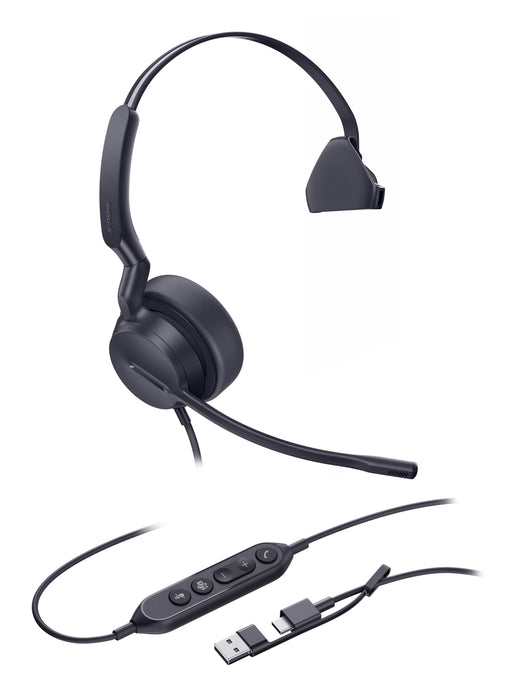 EAN 6938818323087 - Yealink UH42 Mono Teams USB-C/A Auriculares Alámbrico Diadema Llamadas/Música USB Type-C / USB Type-A Neg imagen 1