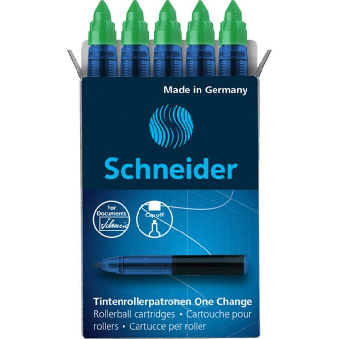 Schneider One Change Tintenrollerminen Verde 0,6 Mm 5 Unidades