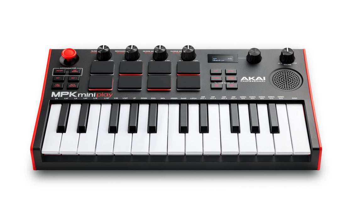 EAN 0694318025550 - Akai MPK Mini Play Mk3 teclado MIDI 25 llaves USB Negro, Rojo imagen 2