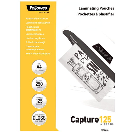 EAN 0043859521852 - Fellowes 5314903 plastificador 250 pieza(s) imagen 1
