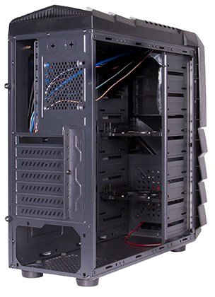 EAN 0642968297612 - Black Lion PG1137 carcasa de ordenador Midi Tower Negro, Rojo imagen 6