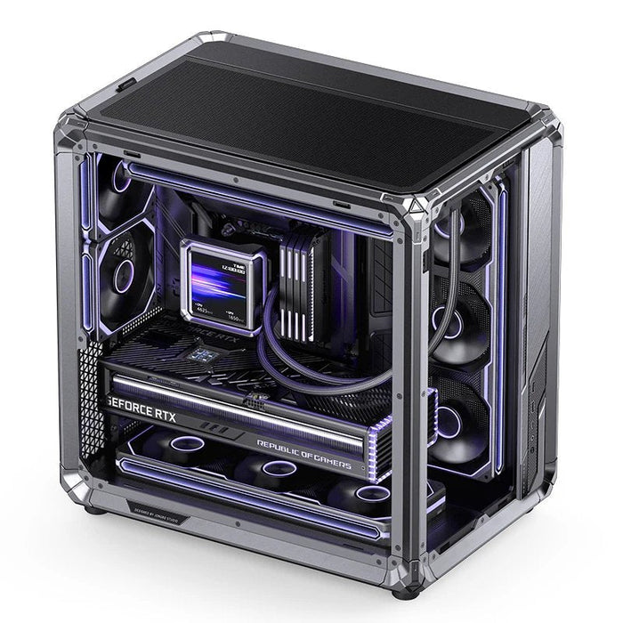 Caja Atx Jonsbo X400 Pro Cristal Templado Curvo Gris