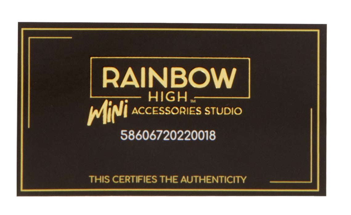 EAN 0035051586067 - Rainbow High Accessories Studio Series 1, H Assortment in PDQ Bolso de muñecas imagen 21
