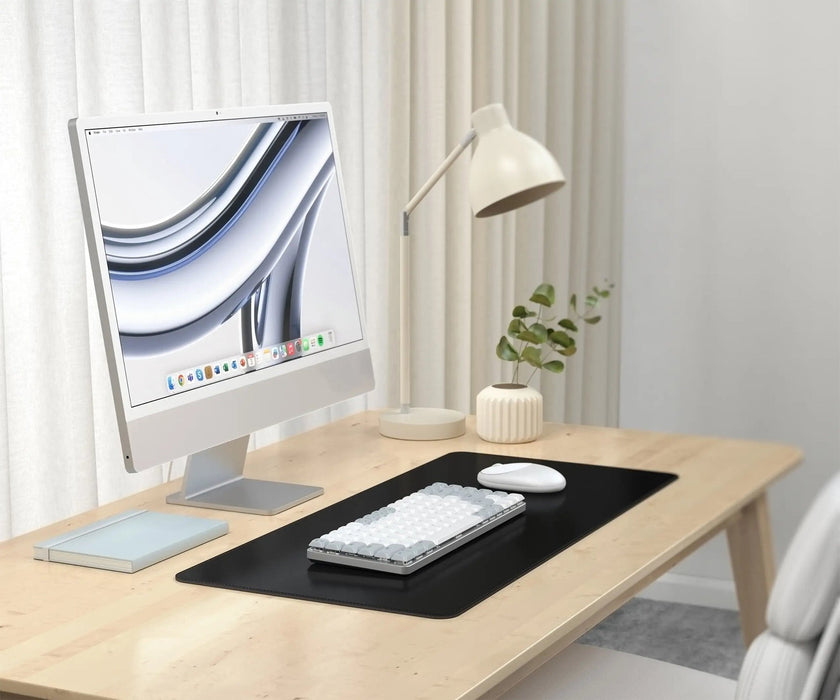 Satechi Vegan-Leather Premium Desk Mat Negro