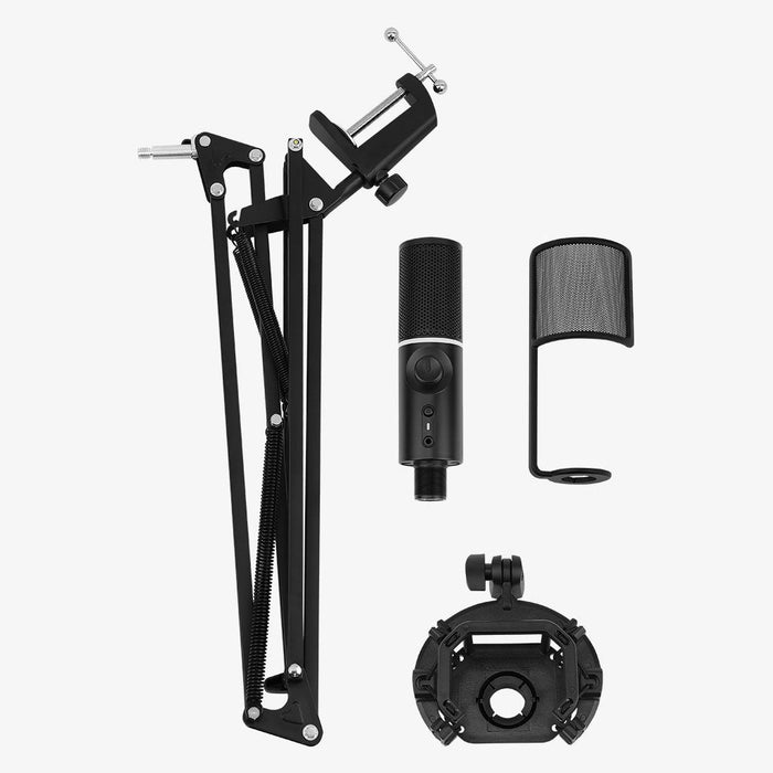 Streamplify Mic Rgb Con Brazo Incluído - Negro