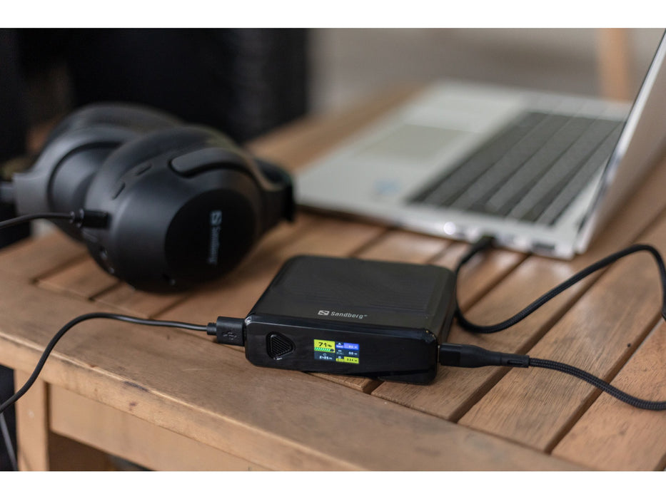 EAN 5705730421259 - Sandberg 421-25 batería externa Polímero de litio 20000 mAh Cargador inalámbrico Negro imagen 6