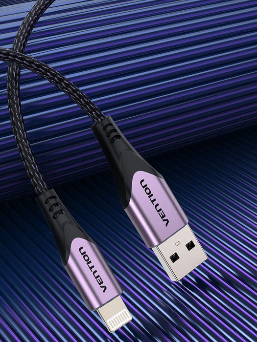 EAN 6922794756847 - Vention LABVF cable de conector Lightning Negro, Púrpura imagen 5