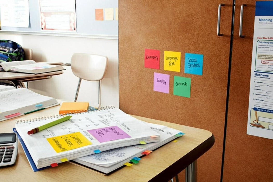 EAN 51141401508 - Post-It 7100234249 nota autoadhesiva Plaza Azul, Verde, Rosa, Amarillo 90 hojas Autoadhesivo imagen 2