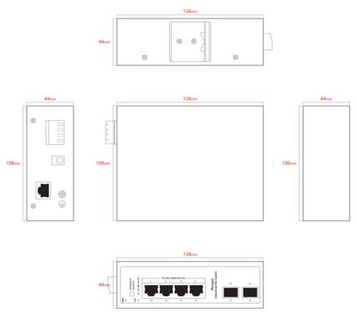 EAN 5715063544211 - Ernitec ELECTRA-IM04-1GB switch imagen 2