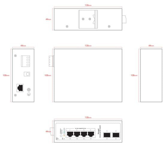 EAN 5715063544211 - Ernitec ELECTRA-IM04-1GB switch imagen 2