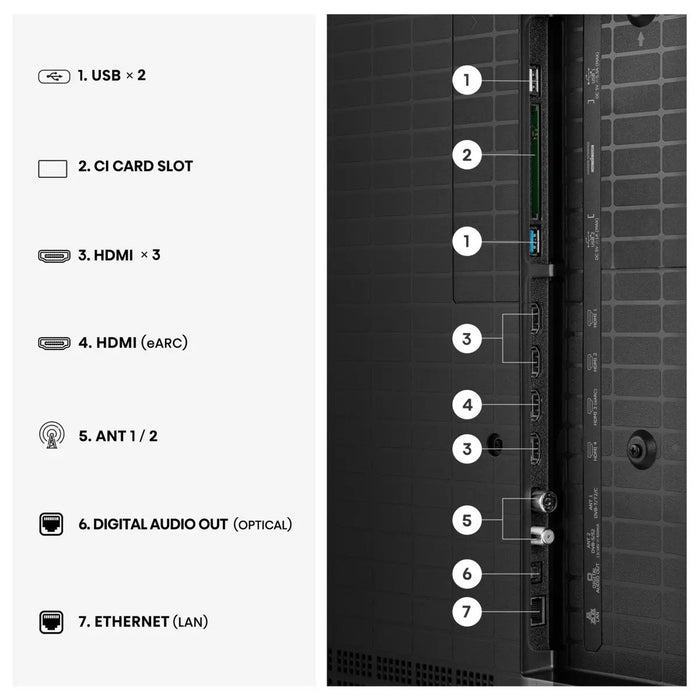 EAN 6942351436883 - Hisense 85UR8S 2,16 m (85") 4K Ultra HD Smart TV Wifi Negro imagen 3