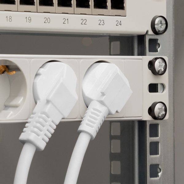 9er Regleta De Enchufes 19" Pdu Con Interruptor Logilink Gris Claro
