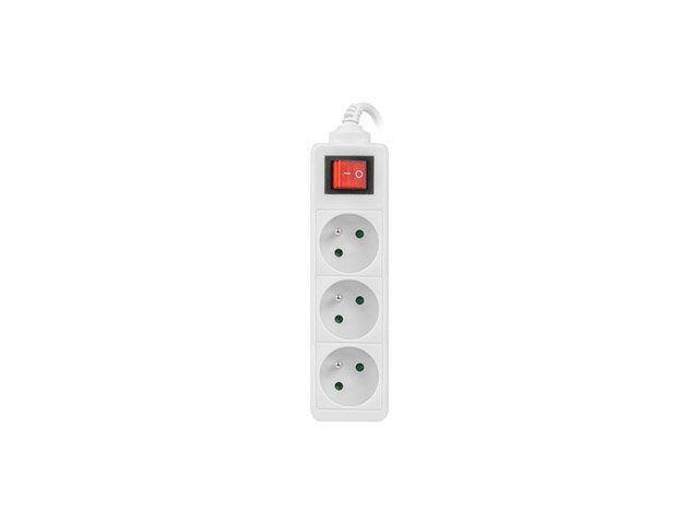 EAN 5901969415490 - Lanberg PS1-03E-0300-W base múltiple 3 m 3 salidas AC Interior Blanco imagen 4