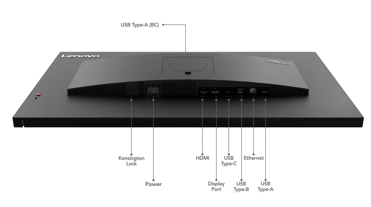 EAN 0196801203211 - Lenovo ThinkVision T32p-30 pantalla para PC 80 cm (31.5") 3840 x 2160 Pixeles 4K Ultra HD LED Negro imagen 11