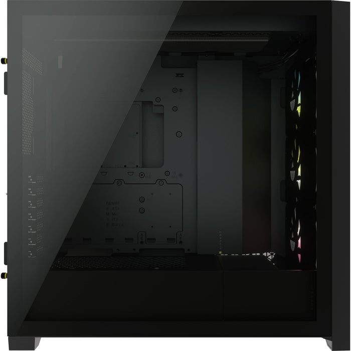 Caja Pc Corsair Icue 5000x Cristal Templado Negra