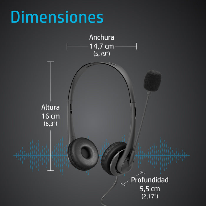 EAN 0195908812494 - HP Stereo 3.5mm Headset G2 Alámbrico Diadema Oficina/Centro de llamadas Negro imagen 5