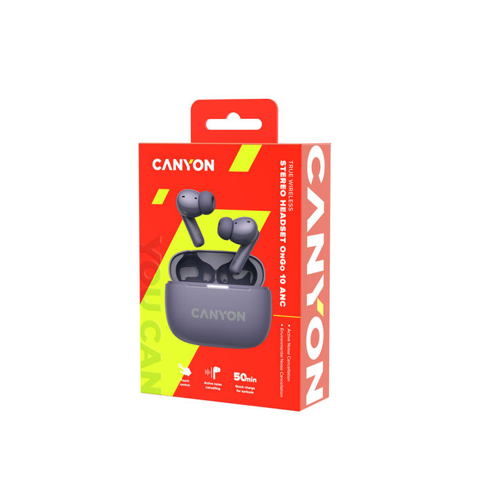 Canyon Auriculares Bluetooth Ongo Tws-10 Purple