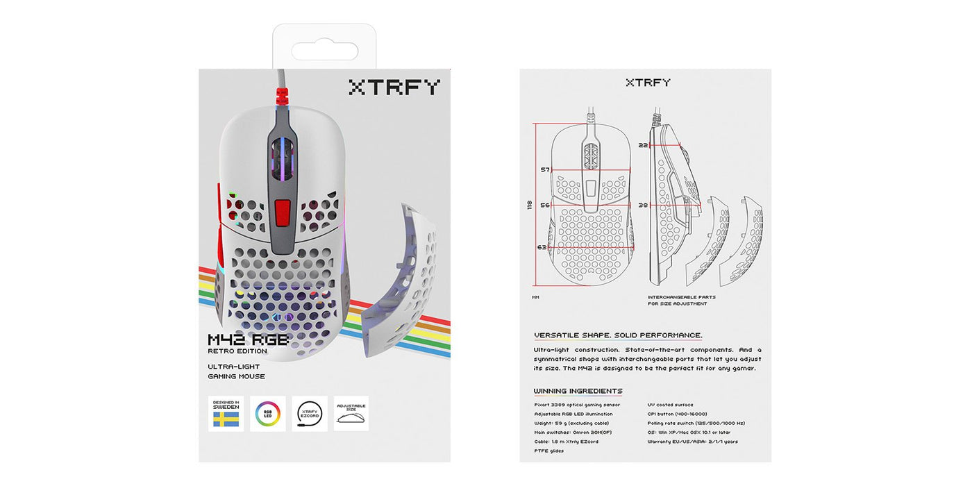 EAN 7340086909464 - CHERRY XTRFY M42 ratón Juego Ambidextro USB tipo A Óptico 16000 DPI imagen 10