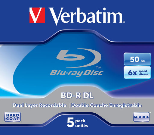 EAN 0023942437482 - Verbatim 43748 disco blu-ray lectura/escritura (BD) BD-R 50 GB 5 pieza(s) imagen 2