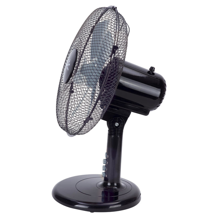 Ventilador Jata De Mesa Vm3124 5 Aspas 34cm Negro
