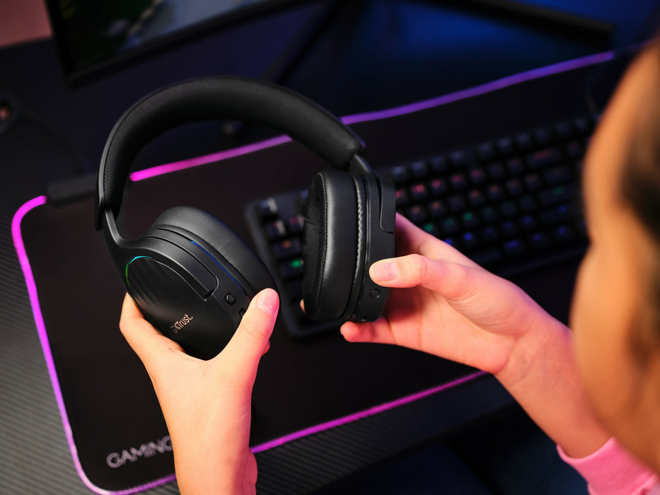 EAN 8713439249019 - Trust GXT 491 Fayzo Auriculares Inalámbrico y alámbrico Diadema Juego USB Tipo C Bluetooth Negro imagen 13