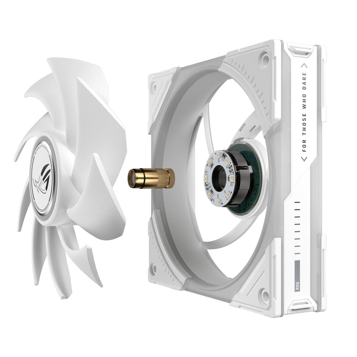 Ventilador Pc Asus Rog Eurux Gr120 Fan Argb Blanco 3in1